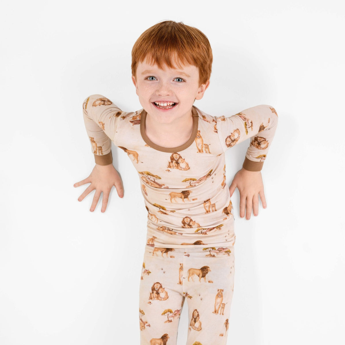 Ari (Lion) TENCEL™ Modal Long Sleeve PJ's - Jammie Session