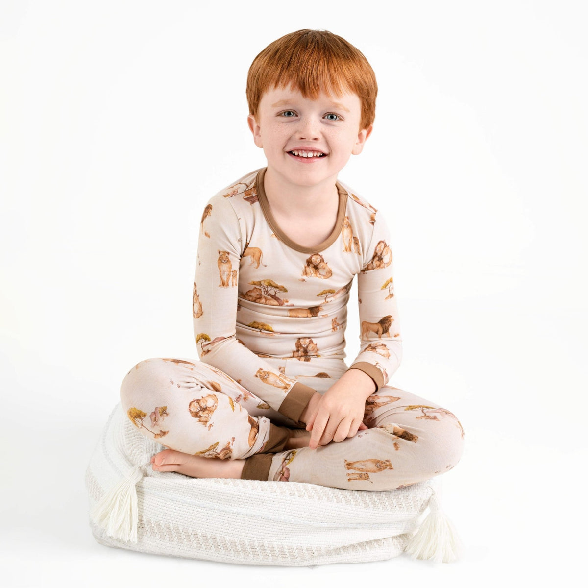 Ari (Lion) TENCEL™ Modal Long Sleeve PJ's - Jammie Session