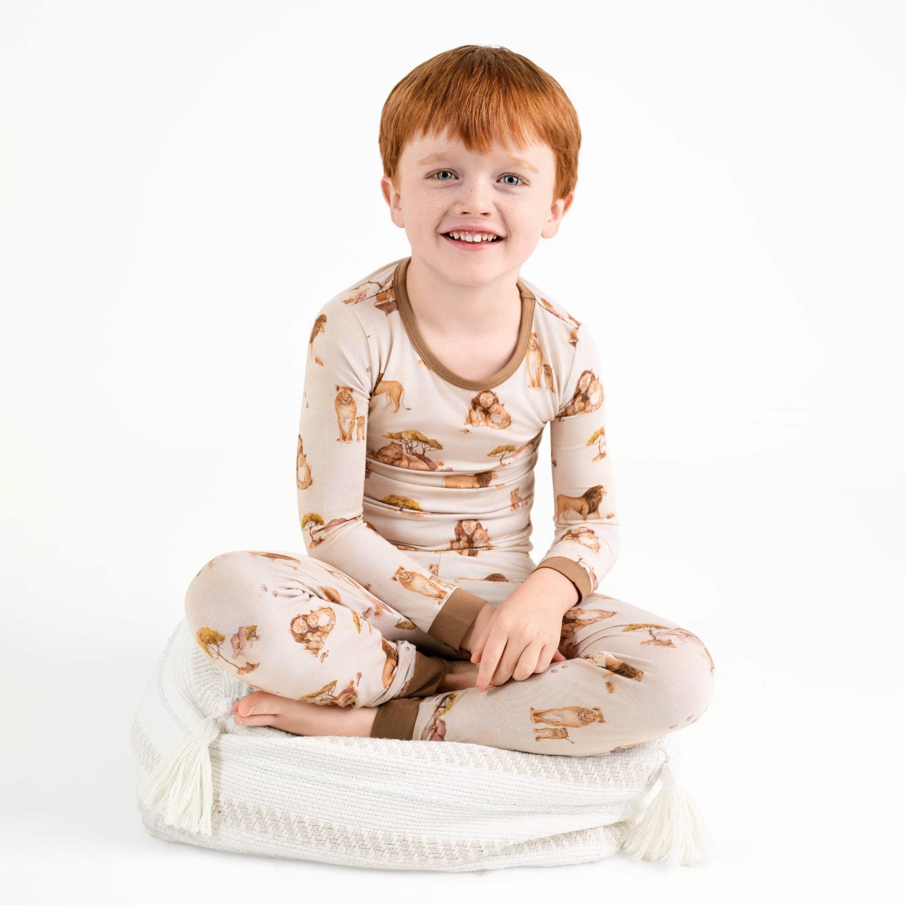 Ari (Lion) TENCEL™ Modal Long Sleeve PJ's - Jammie Session