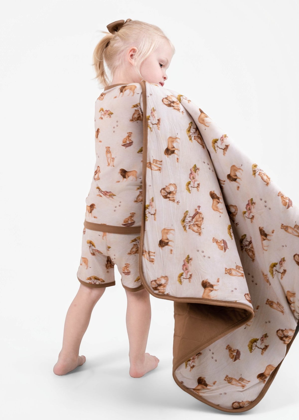 Ari (Lion) TENCEL™ Modal Mini Quilted Blanket - Jammie Session