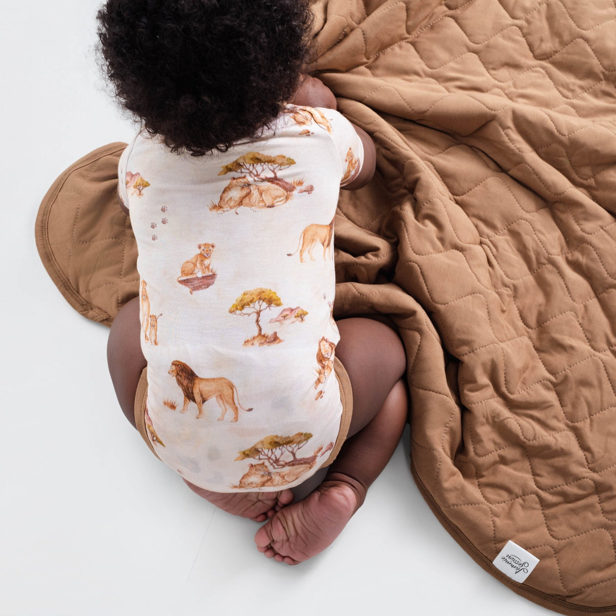 Ari (Lion) TENCEL™ Modal Mini Quilted Blanket - Jammie Session