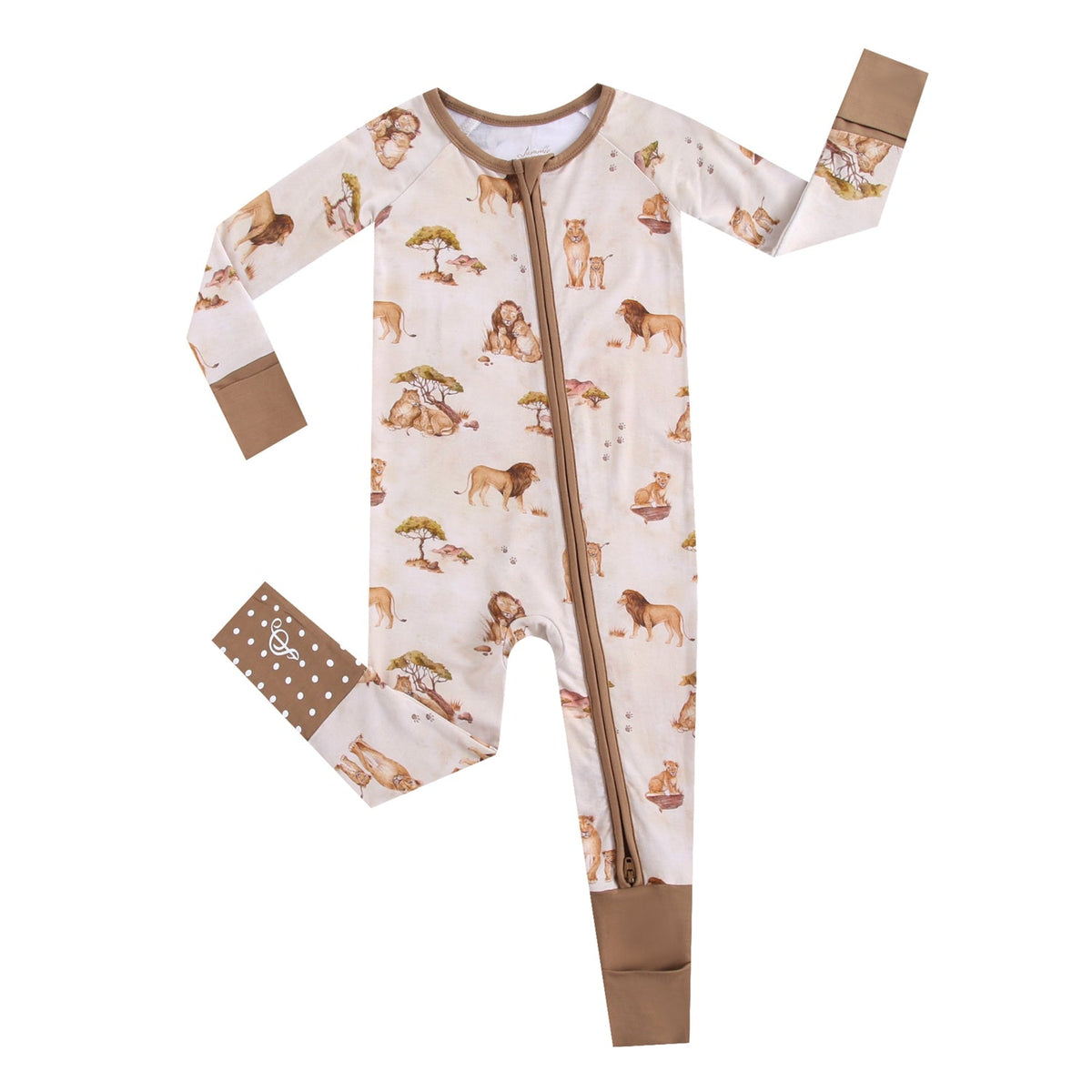 Ari (Lion) TENCEL™ Modal Romper - Jammie Session