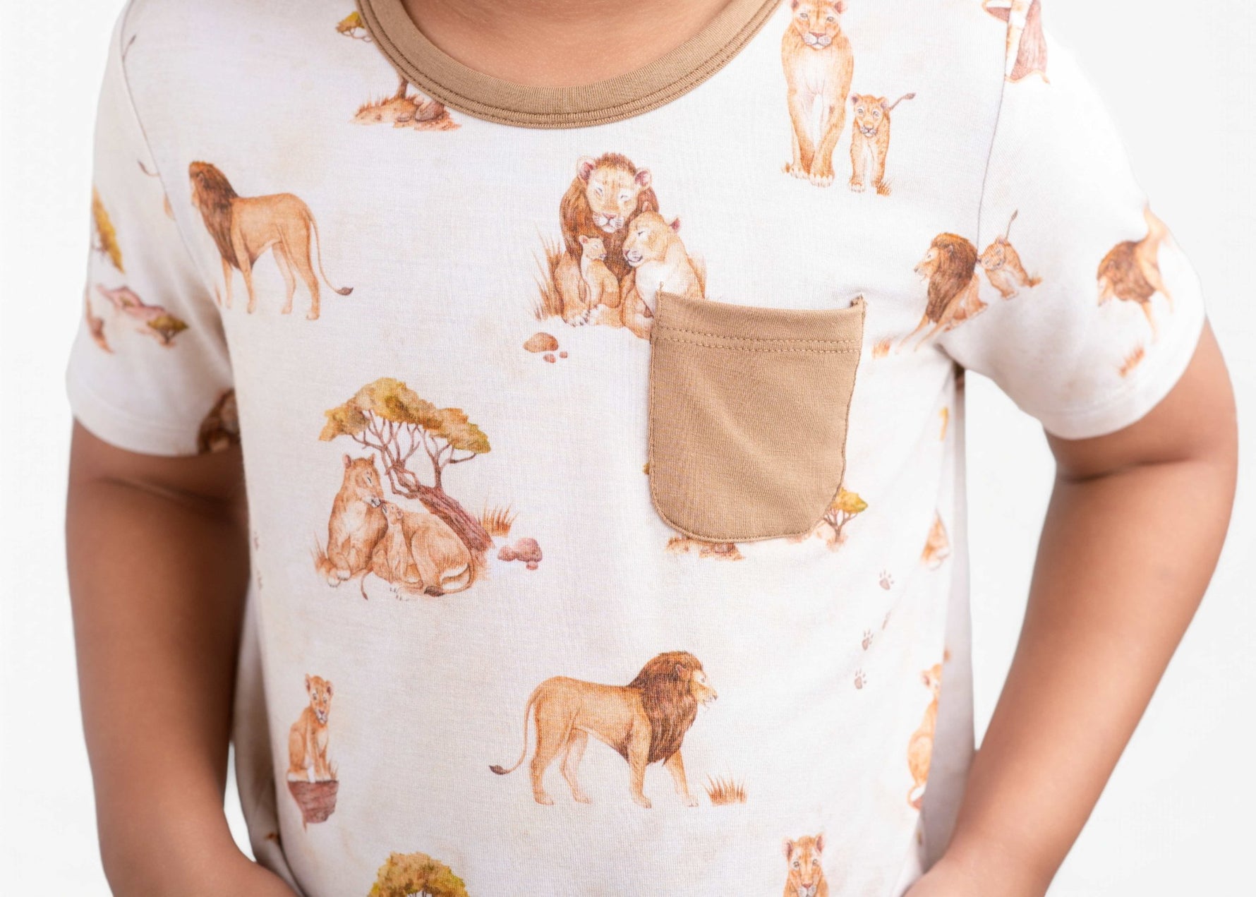 Ari (Lion) TENCEL™ Modal Short Sleeve T-shirt - Jammie Session