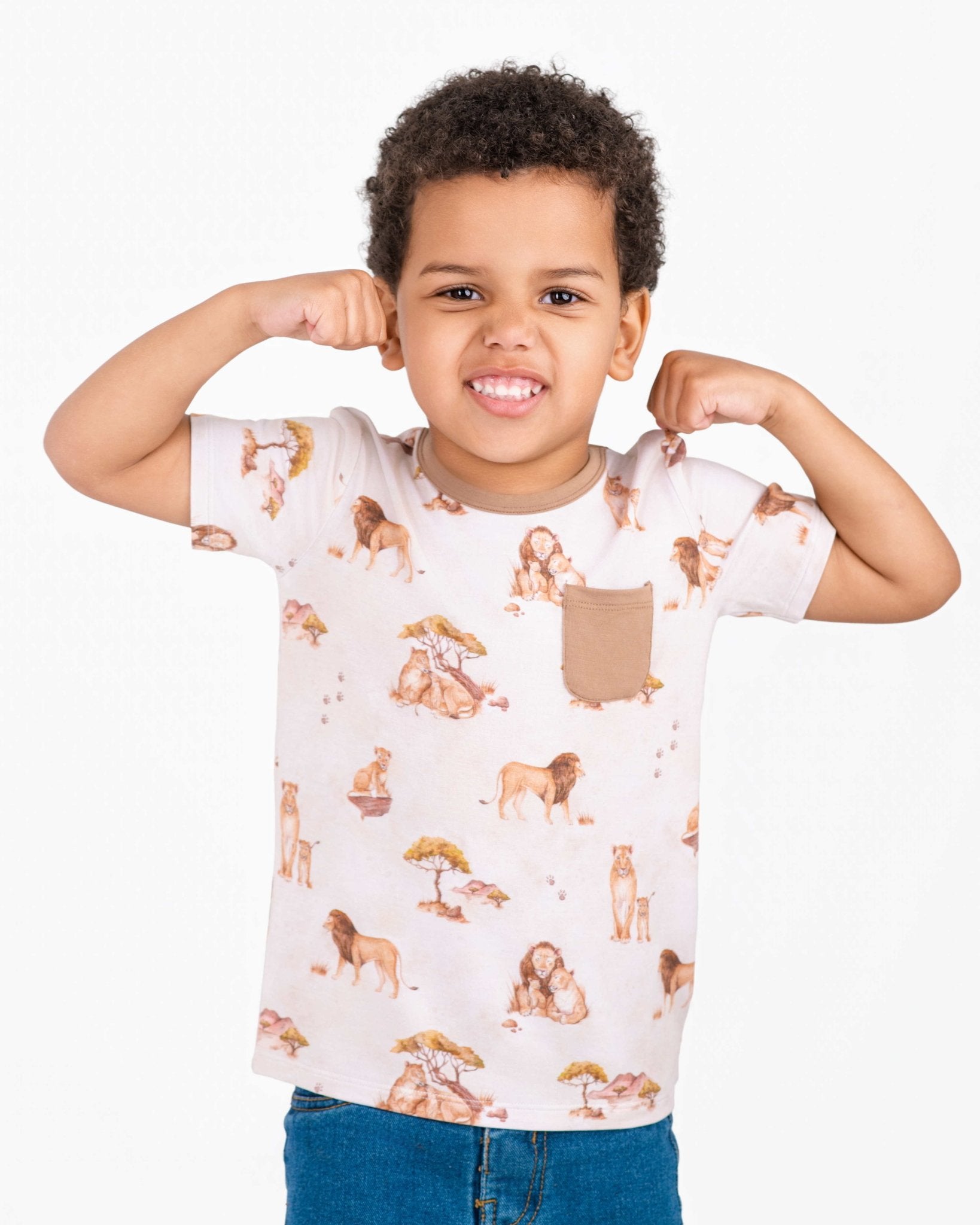 Ari (Lion) TENCEL™ Modal Short Sleeve T-shirt - Jammie Session