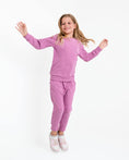 Load image into Gallery viewer, Bamboo Waffle Kids' Jogger Set - Line Dry Only - Jammie Session
