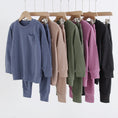 Load image into Gallery viewer, Bamboo Waffle Kids' Jogger Set - Line Dry Only - Jammie Session
