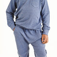 Load image into Gallery viewer, Bamboo Waffle Kids' Jogger Set - Line Dry Only - Jammie Session
