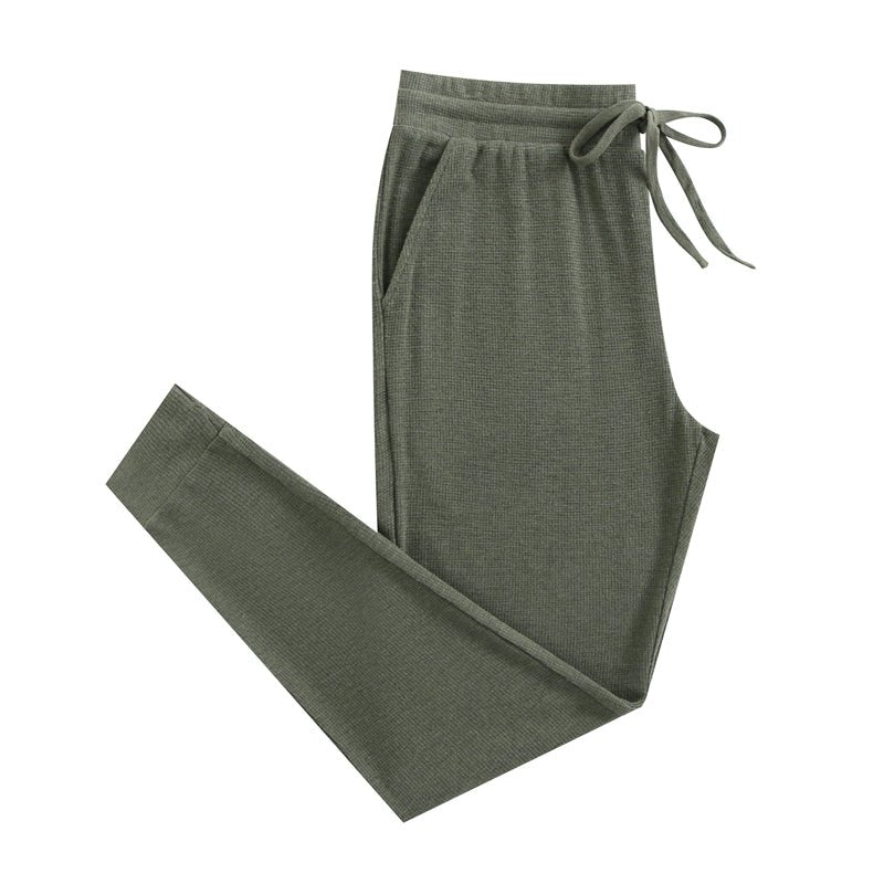 Bamboo Waffle Men's Jogger Pants - Line Dry Only - Jammie Session