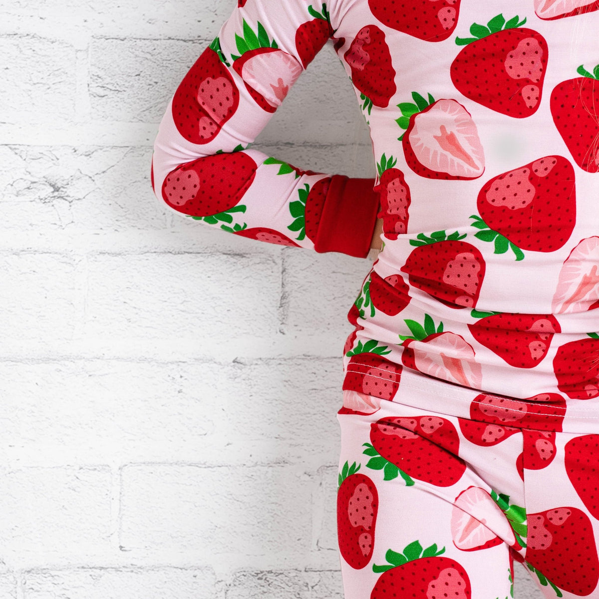 Berry Sweet (Strawberry) Long Sleeve PJ's - Jammie Session