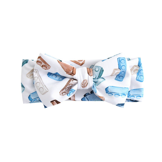 Block Party (Blue) Bows and Clips BDLJ - Jammie Session