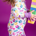 Load image into Gallery viewer, Block Party (Purple) Romper BDLJ - Jammie Session
