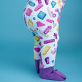 Load image into Gallery viewer, Block Party (Purple) Romper BDLJ - Jammie Session
