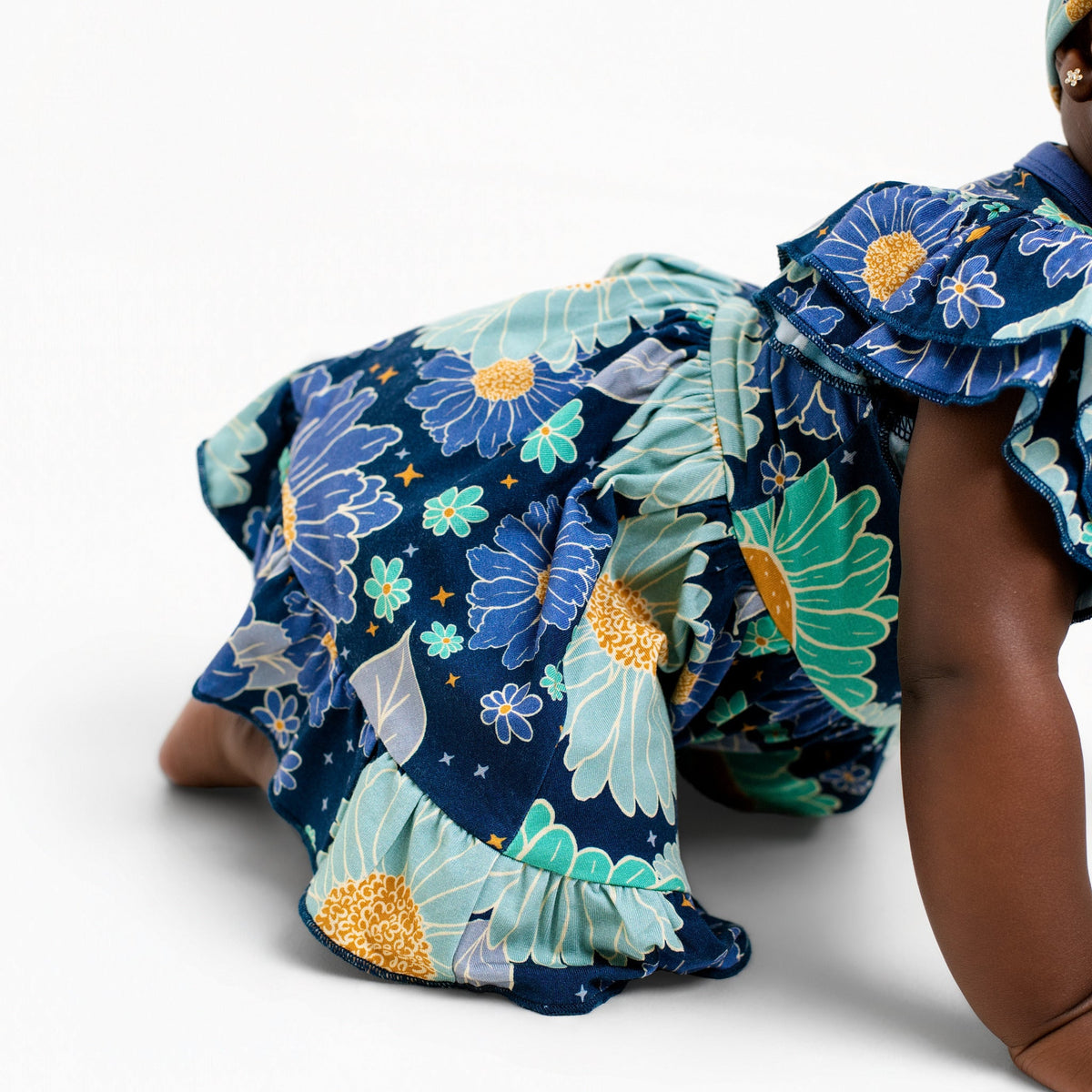 Bluepsie Daisy Bodysuit Twirl Dress - Jammie Session