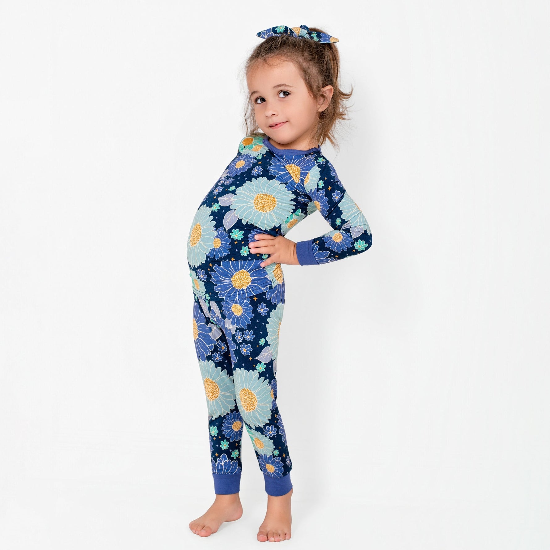 Bluepsie Daisy Long Sleeve PJ's - Jammie Session