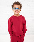 Load image into Gallery viewer, Burgundy Kids Jogger Set - Jammie Session
