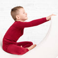 Load image into Gallery viewer, Burgundy Long Sleeve PJ's - Jammie Session
