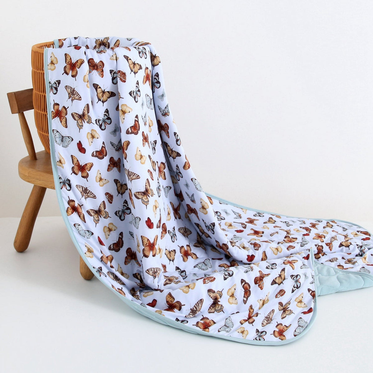 Butterfly Kisses Adult Quilted Blanket - Jammie Session