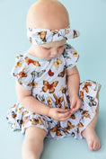 Load image into Gallery viewer, Butterfly Kisses Bodysuit Twirl Dress - Jammie Session
