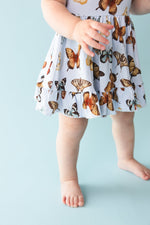 Butterfly Kisses Bodysuit Twirl Dress - Jammie Session