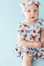 Butterfly Kisses Bodysuit Twirl Dress - Jammie Session