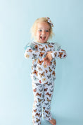Load image into Gallery viewer, Butterfly Kisses Kids' Long Sleeve Ruffle T-shirt - Jammie Session

