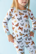 Load image into Gallery viewer, Butterfly Kisses Long Sleeve PJ's - Jammie Session
