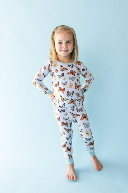 Butterfly Kisses Long Sleeve PJ's - Jammie Session