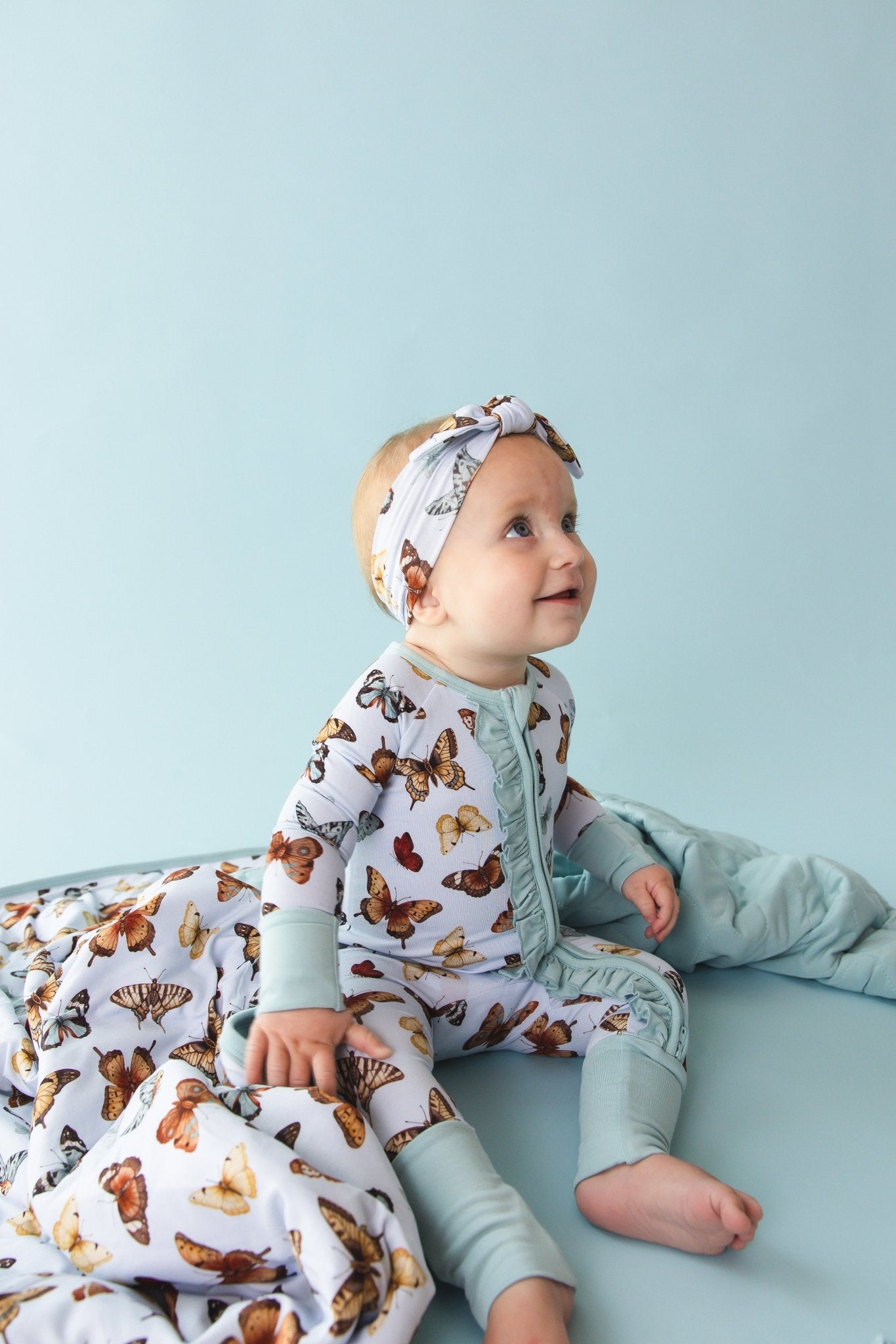 Butterfly Kisses Ruffle Romper - Jammie Session