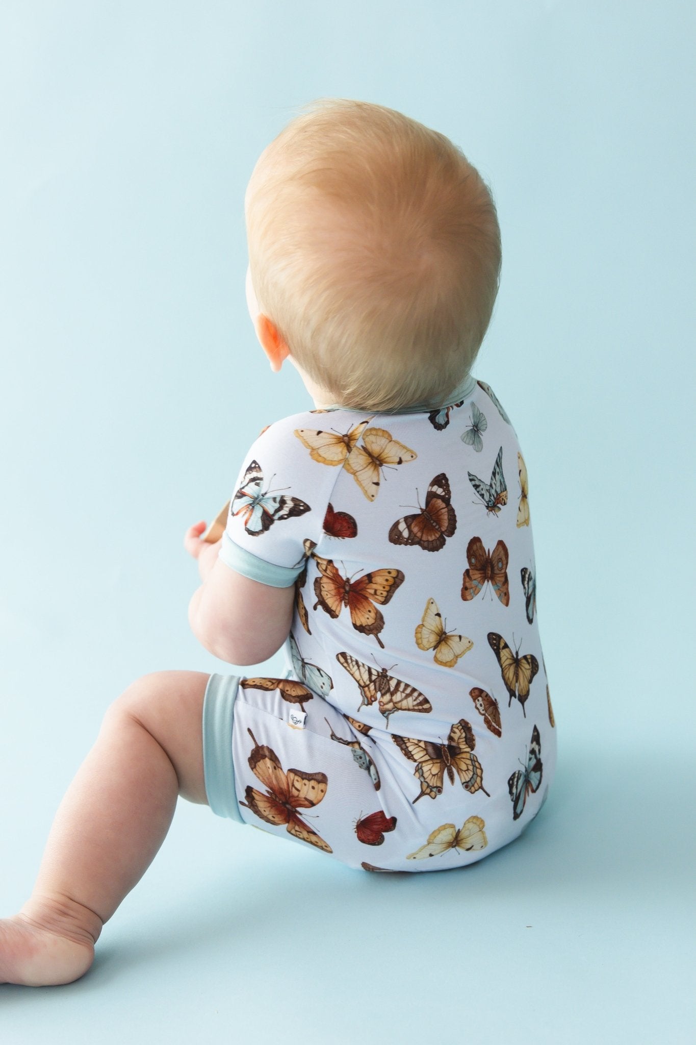 Butterfly Kisses Short Sleeve Romper - Jammie Session