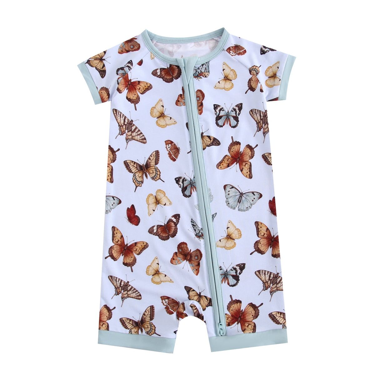 Butterfly Kisses Short Sleeve Romper - Jammie Session