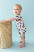 Load image into Gallery viewer, Butterfly Kisses Short Sleeve Romper - Jammie Session
