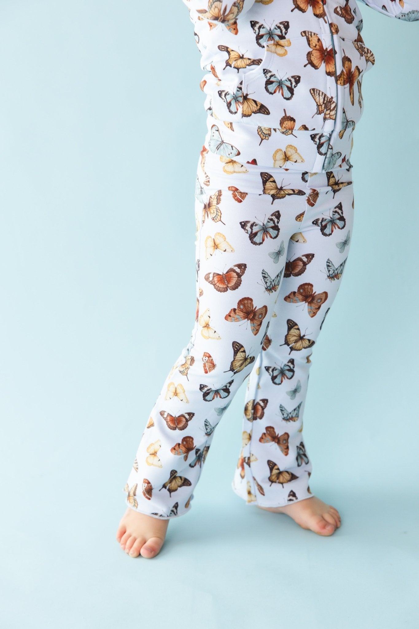 Butterfly Kisses Solid Kids' Flare Pants - Jammie Session