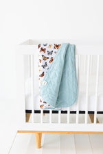 Butterfly Kisses Toddler Quilted Blanket - Jammie Session
