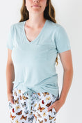 Load image into Gallery viewer, Butterfly Kisses Women's Solid Short Sleeve T-shirt - Jammie Session
