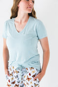 Load image into Gallery viewer, Butterfly Kisses Women's Solid Short Sleeve T-shirt - Jammie Session
