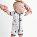 Load image into Gallery viewer, Celestie Bestie Short Sleeve Romper BDLJ - Jammie Session
