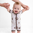 Load image into Gallery viewer, Celestie Bestie Short Sleeve Romper BDLJ - Jammie Session
