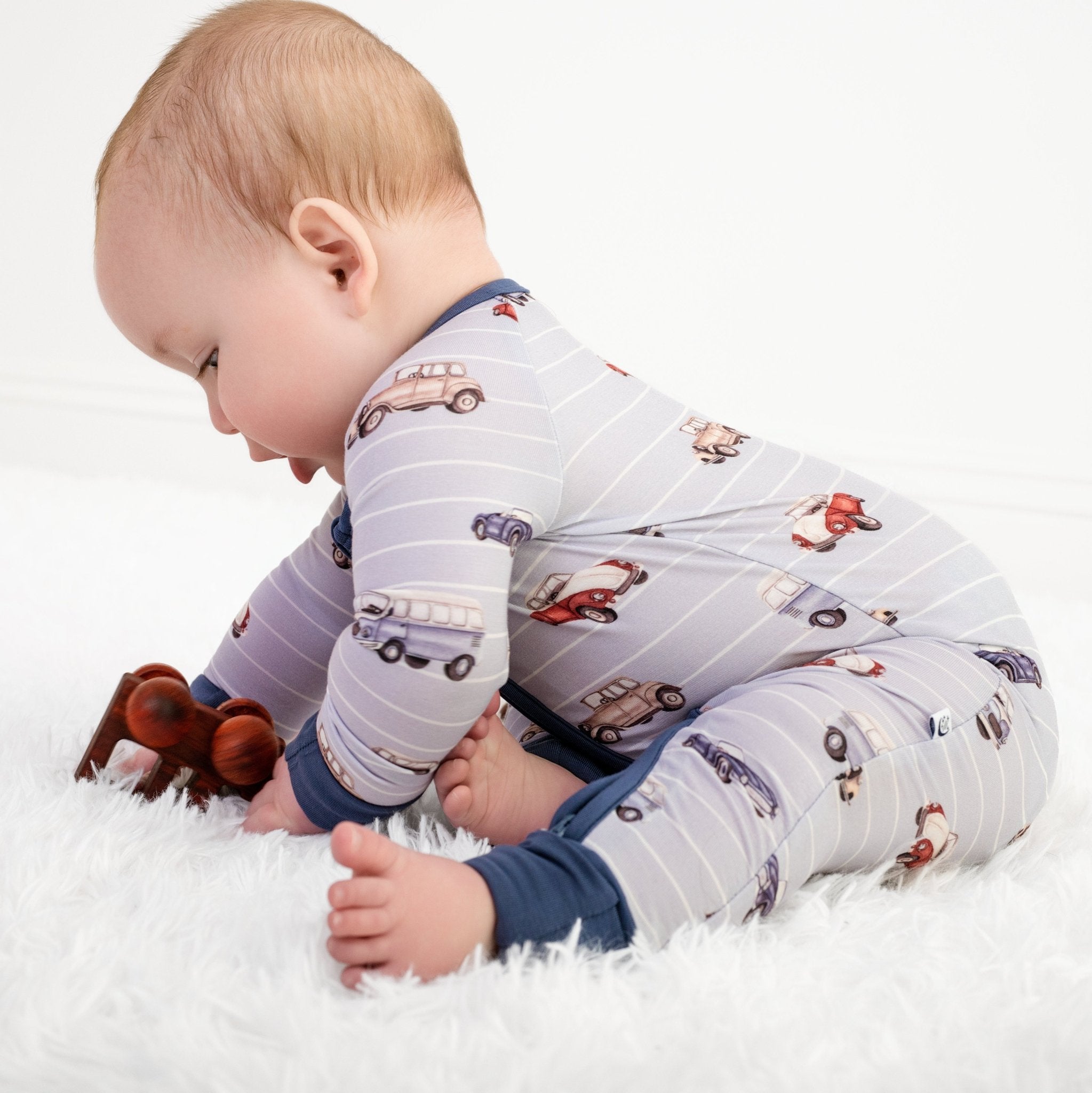 Classic Cruisers (Car) Romper BDLJ - Jammie Session