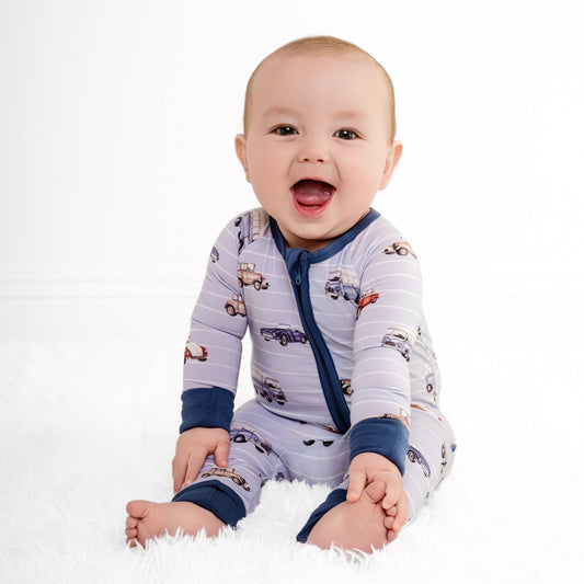 Classic Cruisers (Car) Romper BDLJ - Jammie Session