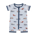 Load image into Gallery viewer, Classic Cruisers (Car) Short Sleeve Romper BDLJ - Jammie Session
