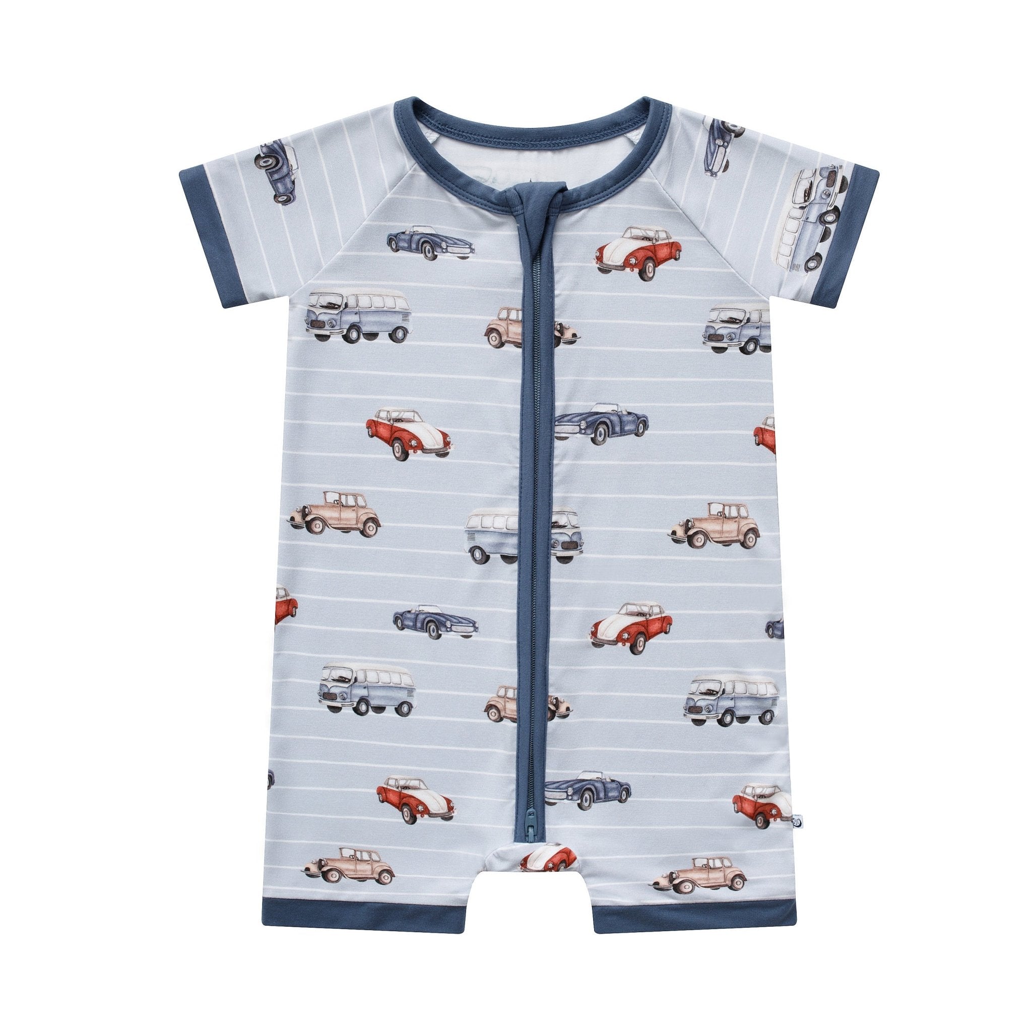 Classic Cruisers (Car) Short Sleeve Romper BDLJ - Jammie Session