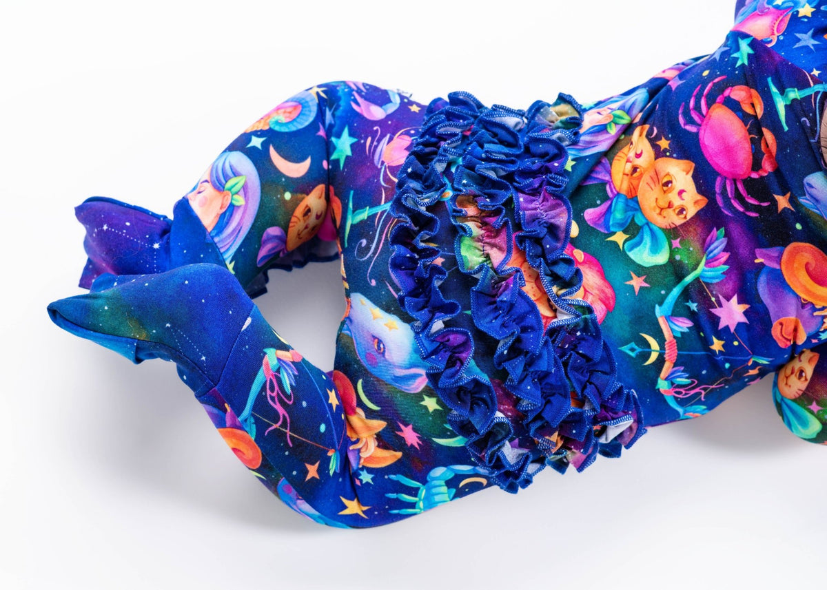 Cosmic Cuddles Zodiac Ruffle Romper - Jammie Session