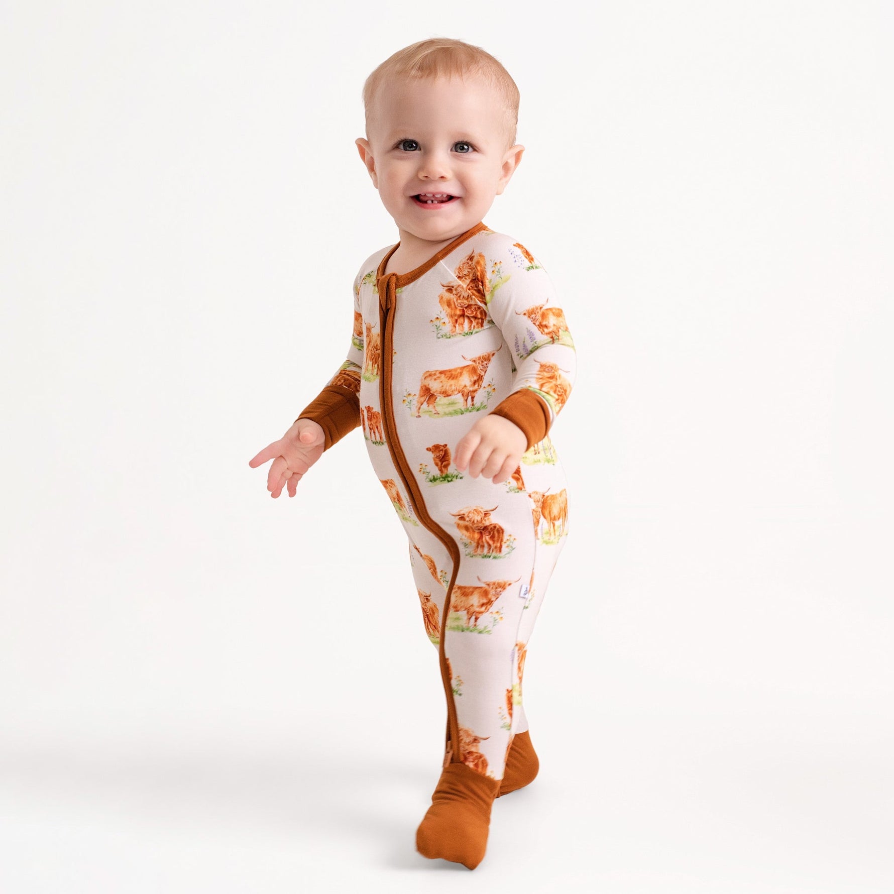 Cozy Cattle Romper - Jammie Session