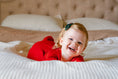 Load image into Gallery viewer, Crimson (Red) Ribbed Romper BDLJ - Jammie Session
