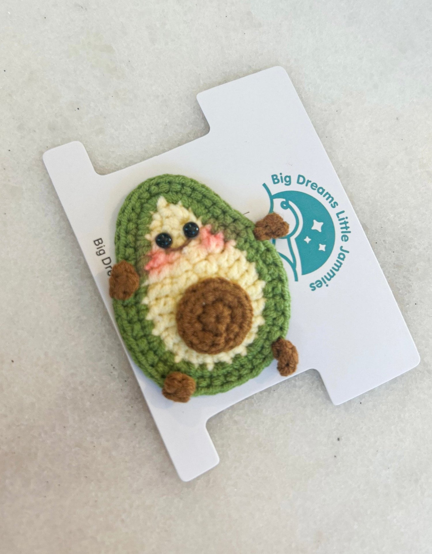 Crochet Avocado Hair Clip BDLJ - Jammie Session