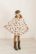 Load image into Gallery viewer, Desert Dreams Long Sleeve Big Kid Twirl Dress - Jammie Session
