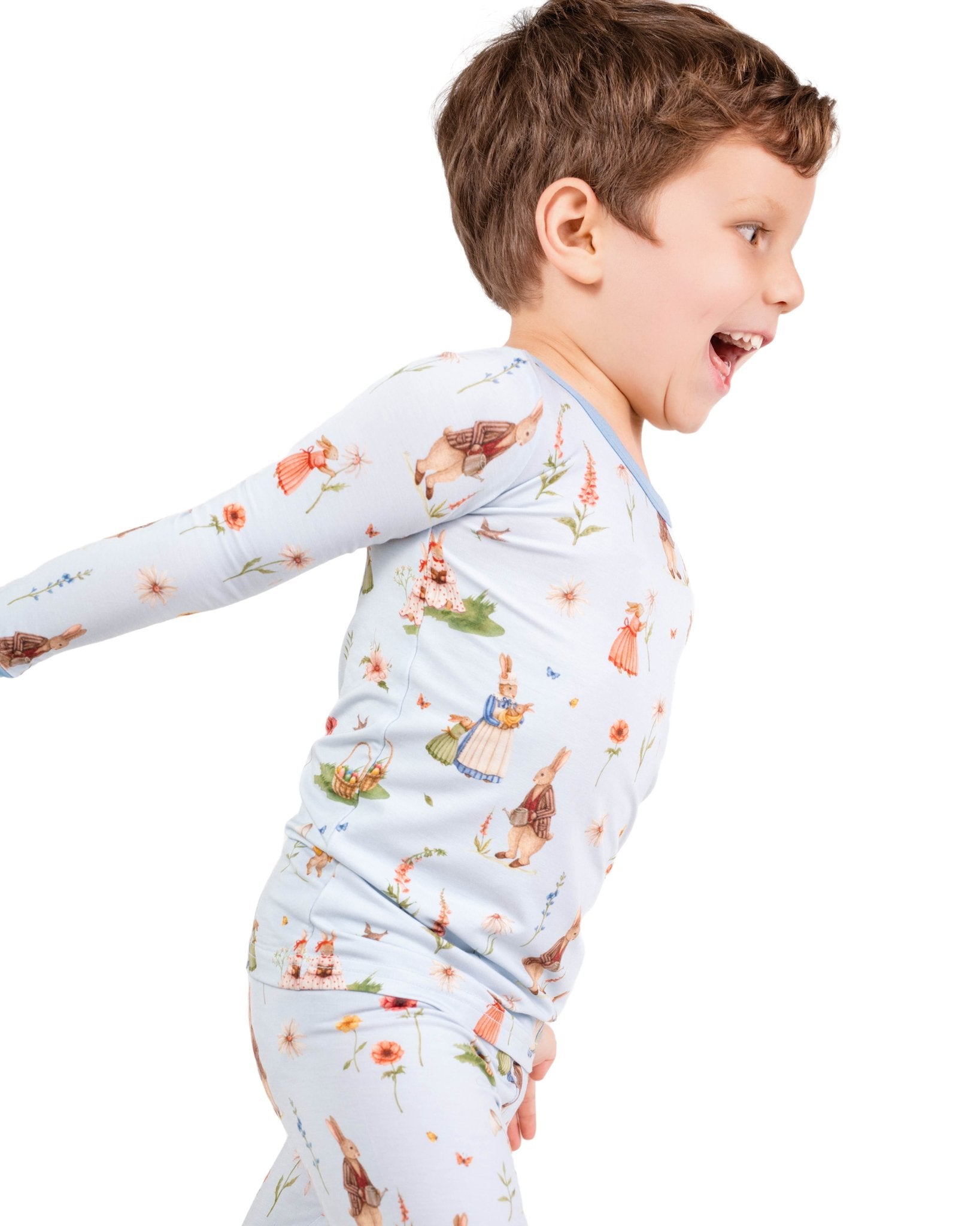 Don’t Worry, Be Hoppy ( Rabbit ) Long Sleeve PJ's - Jammie Session