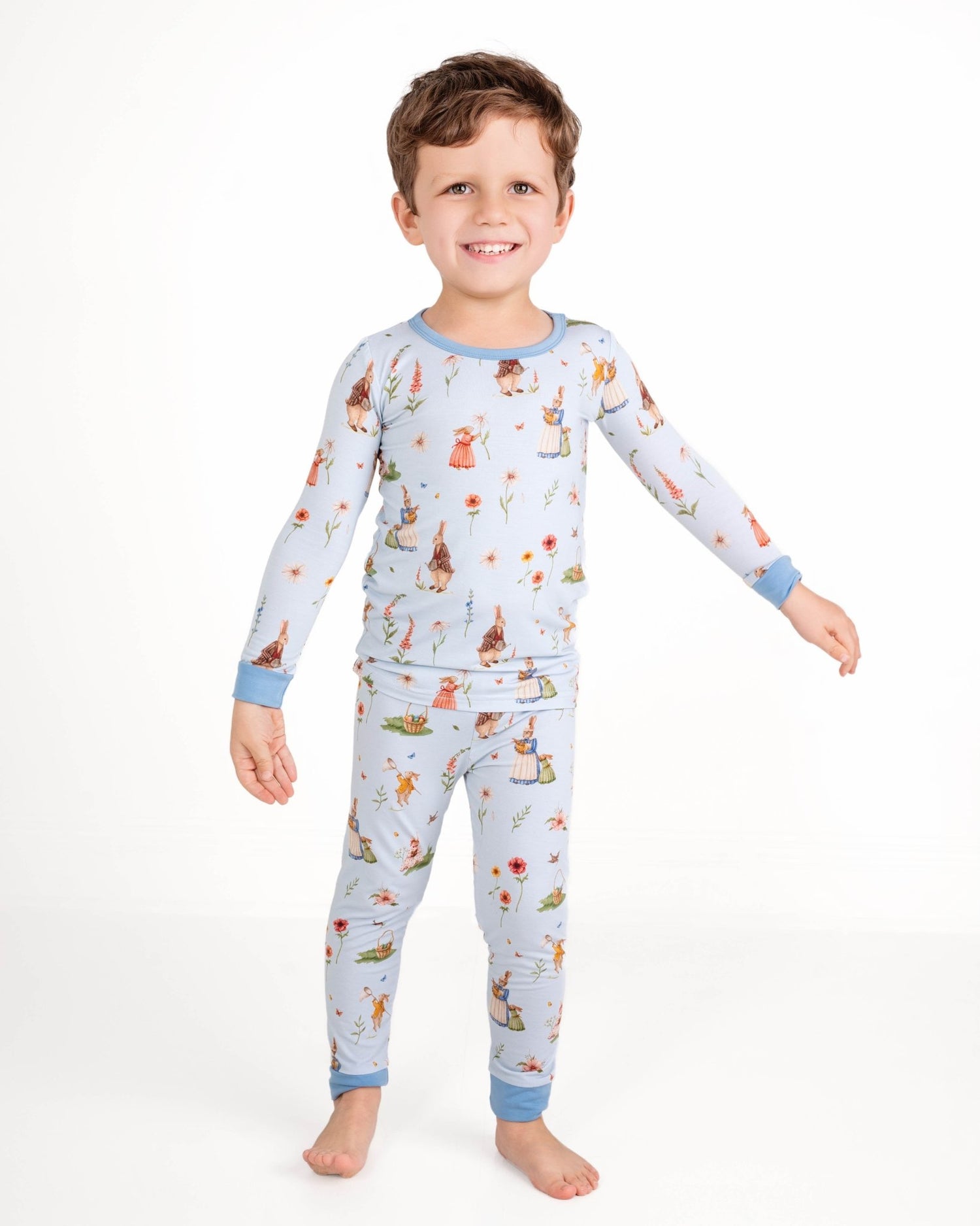 Don’t Worry, Be Hoppy ( Rabbit ) Long Sleeve PJ's - Jammie Session