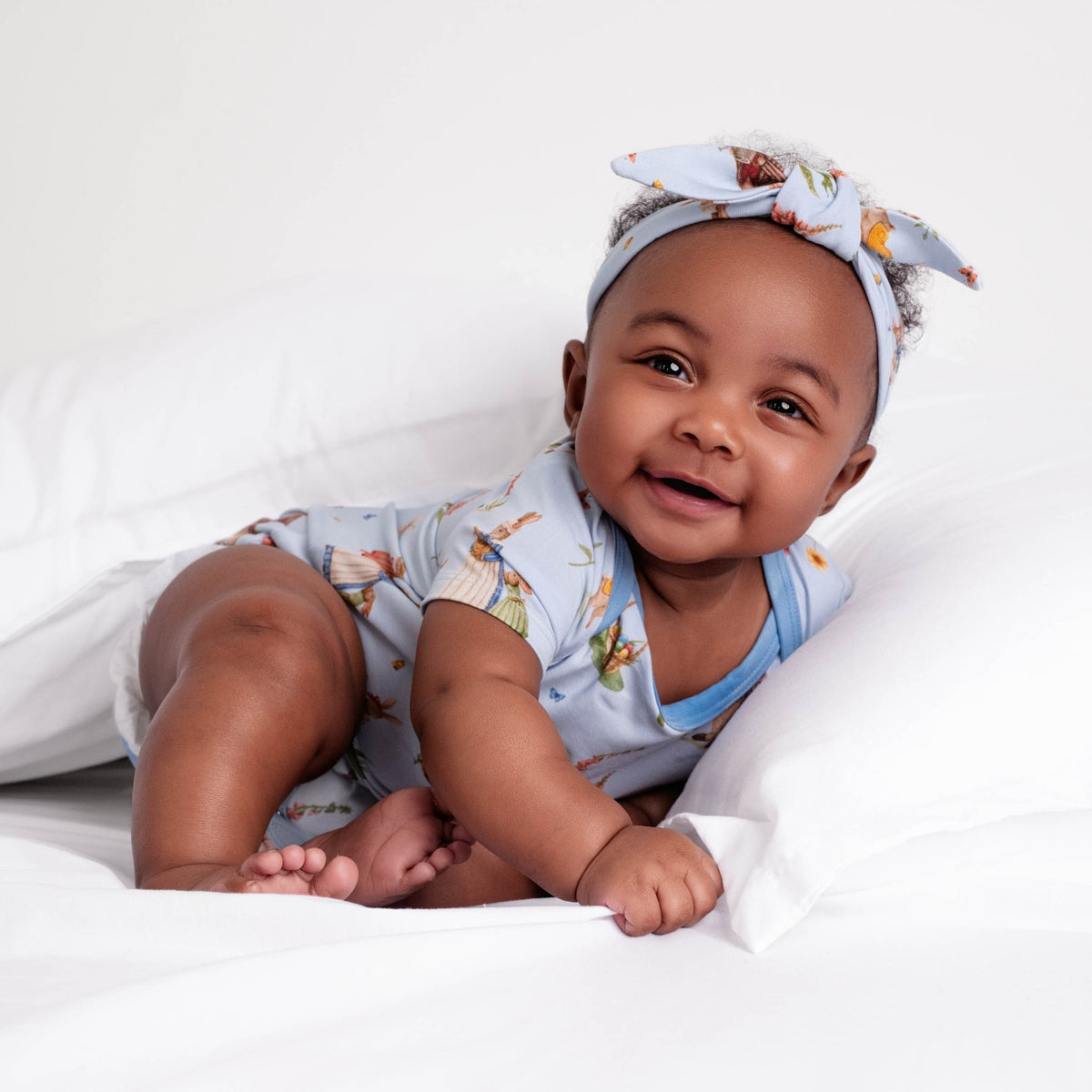 Don’t Worry, Be Hoppy ( Rabbit ) Short Sleeve Bodysuit - Jammie Session