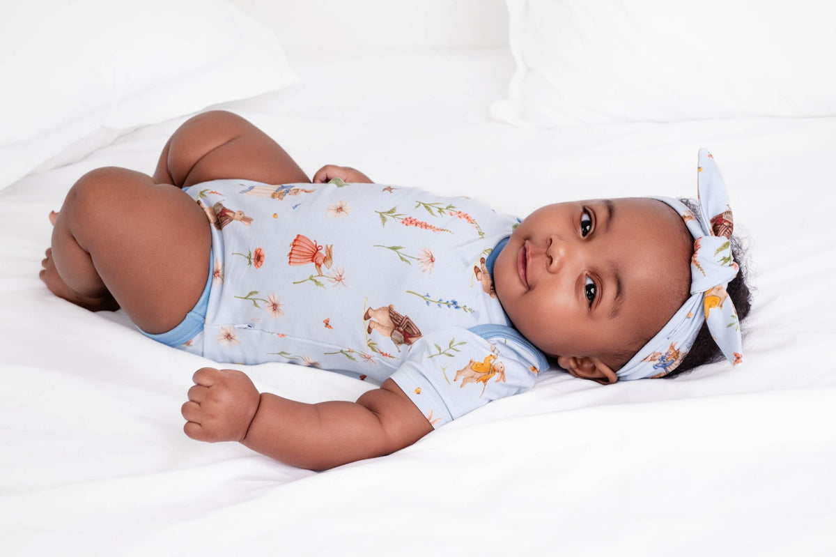 Don’t Worry, Be Hoppy ( Rabbit ) Short Sleeve Bodysuit - Jammie Session